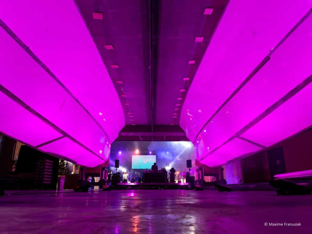 Éclairage et sonorisation Elec Expo pour l’inauguration des Chantiers de l’Arsenal 2025