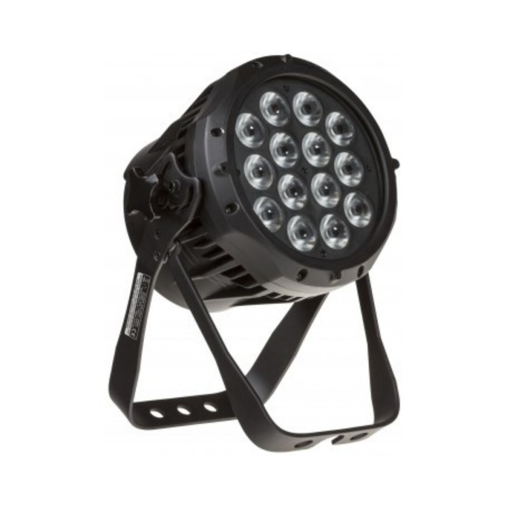 Projecteur LED noir circulaire à douze lentilles